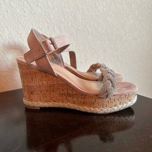 Madden jeweled wedges